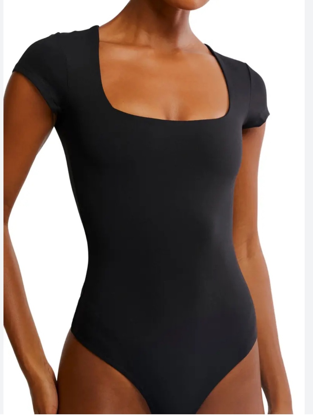 FREE PEOPLE Square Eyes Bodysuit - L